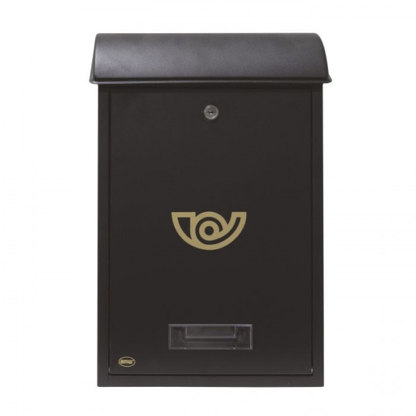 Поштова скринька Amig модель 2 400х250х100 мм чорна