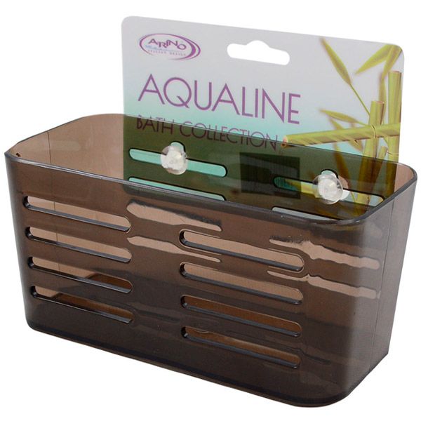 Полиця Arino Aqualine 15,9х8,7х8,4 см сiра 