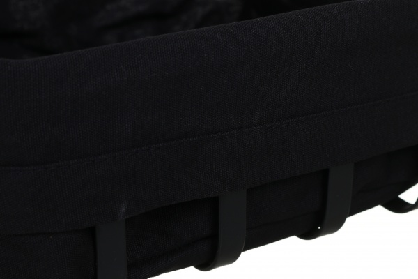 Корзинка для хлеба Marocco 22,3 см квадрат черный Flamberg Premium 