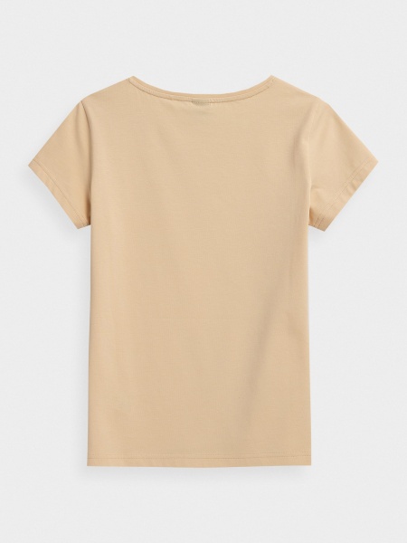 Футболка 4F TSHIRT F632 4FAW22TTSHF632-83S р.XL бежевий