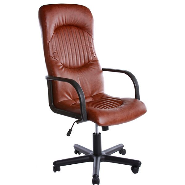 Крісло офісне Новий Стиль Gefest  CH ECO-21 коричневе 