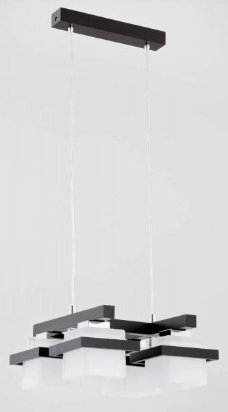 Люстра підвісна ALFA MIMO 17884 4x60 Вт E27 коричневий/білий 