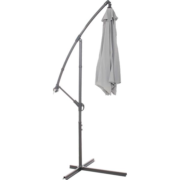 Зонт садовый Indigo FNGD-03 2,7 м серый с наклоном