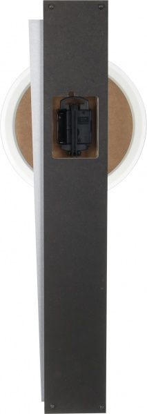 Годинник настінний з маятником 65х23 см сірий