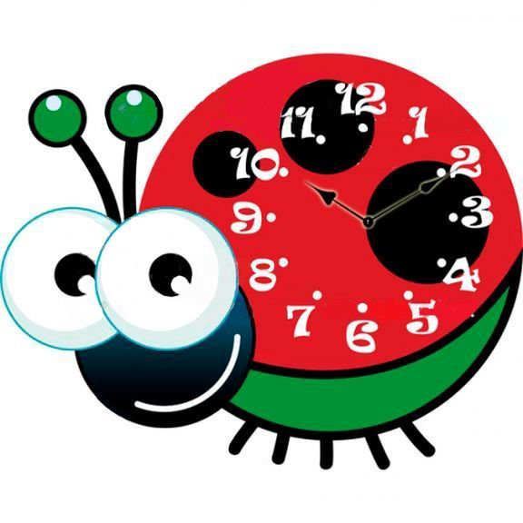 Часы настенные Солнышко детские МДФ 05-218