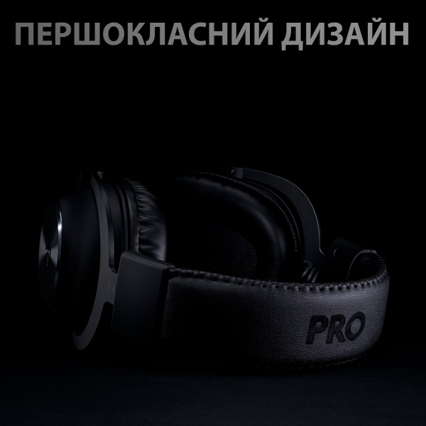 Гарнітура ігрова Logitech PRO X Wireless LIGHTSPEED Gaming Headset black (981-000907) 