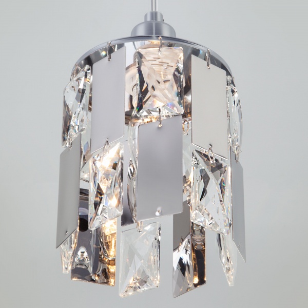 Подвес Strotskis Scoppio 1x60 Вт E14 хром 50101/1 (хром) 