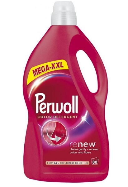 Гель для машинной и ручной стирки Perwoll для цветных вещей 4 л