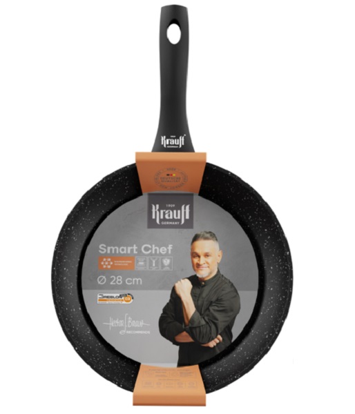 Сковорода Krauff 28 см + лопатка кулінарна 25-45-190