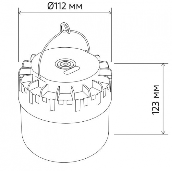 Фонарь светодиодный LedPulsar RFL-D112-9W 6500