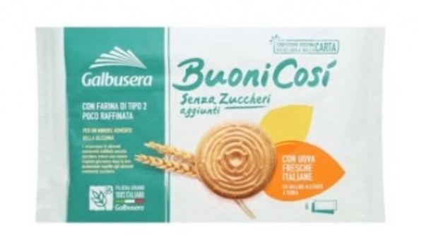 Печенье GALBUSERA Песочное BuoniCosi без сахара 330 г 
