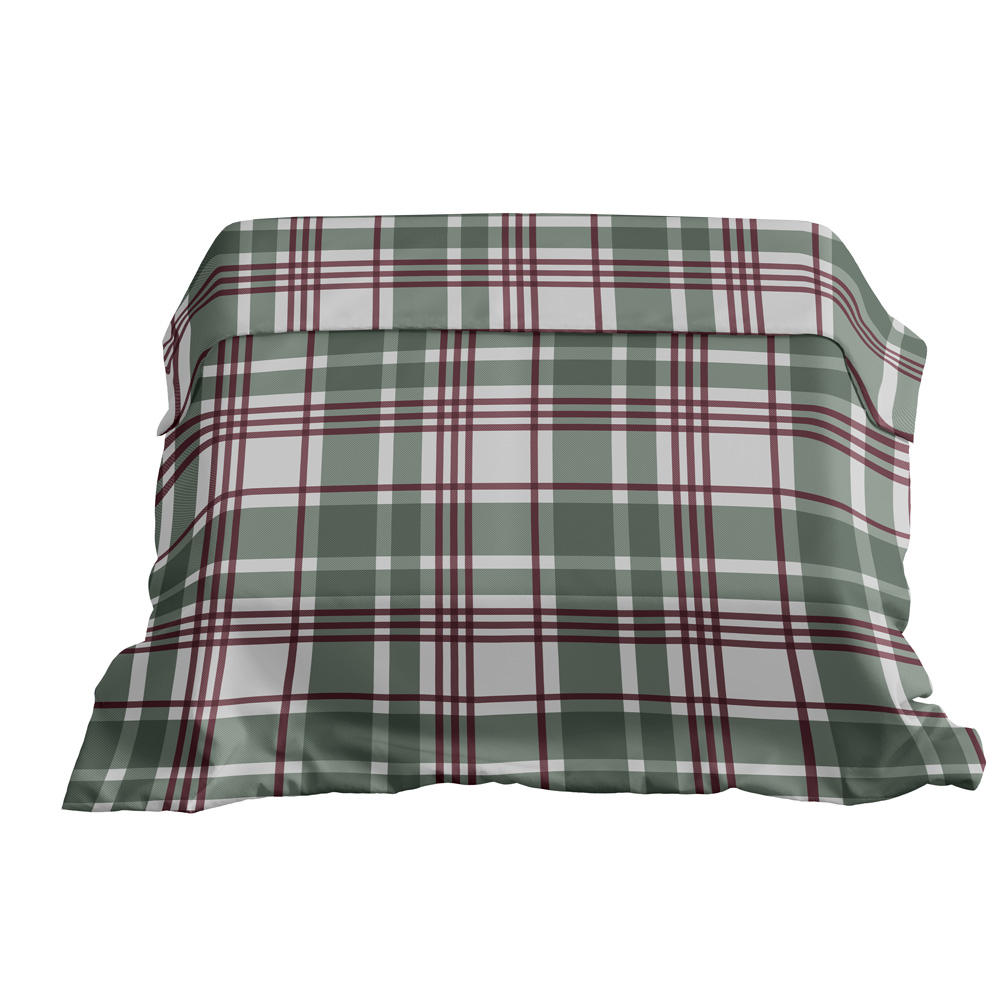 Пододеяльник фланель Wales 200x220 см зеленый La Nuit