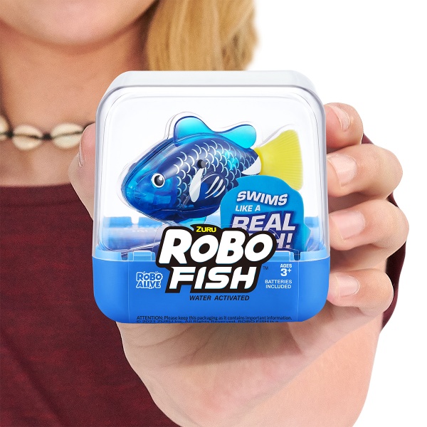 Игрушка интерактивная ROBO ALIVE S3 Роборыбка (синяя) 7191-4