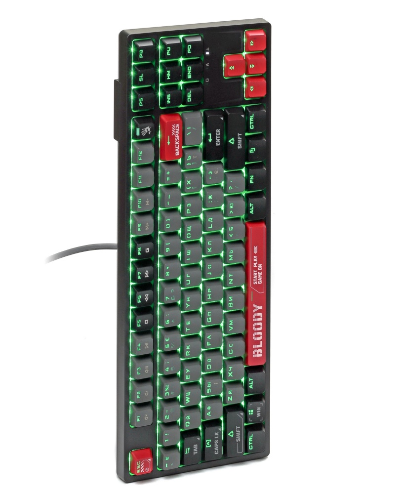 Клавіатура ігрова BLOODY BLMS TKL Switch Energy Red (S87) red/black