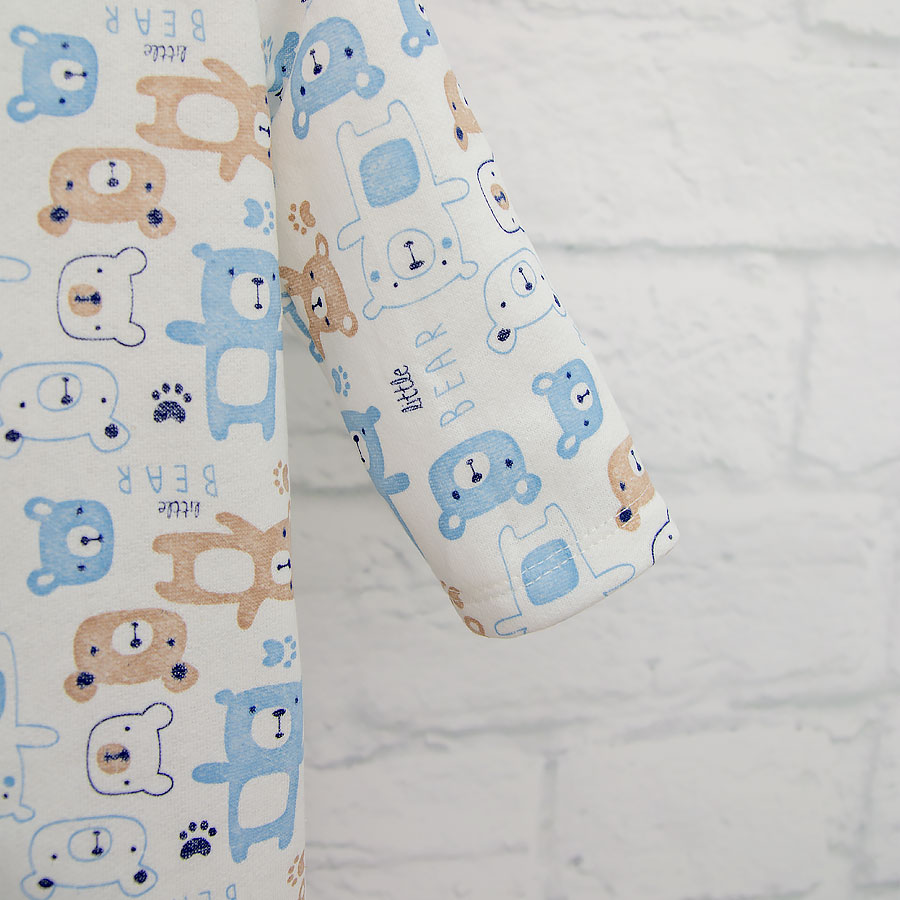 Комбинезон детский для мальчика Blanka Мишки р.74 голубой