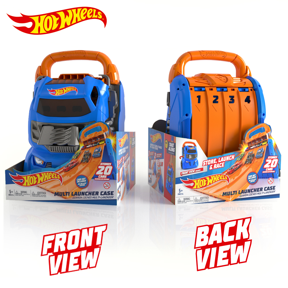 Контейнер Hot Wheels з 4 рівнобіжними доріжками HWCC14