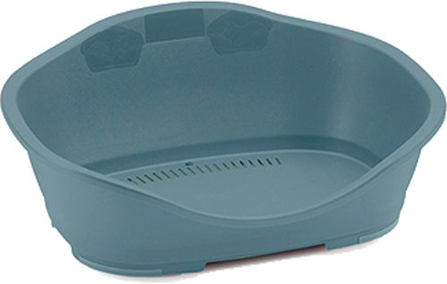 Лежак Stefanplast Sleeper 3 81x55x32см стальной-синий