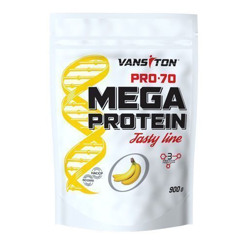 Протеїн Vansiton Mega Protein Pro-70 Банан 900 г 