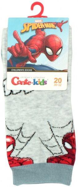 Шкарпетки дитячі Conte-Kids CK Marvel 17С-132СПМ 411 р.20 світло-сірий 