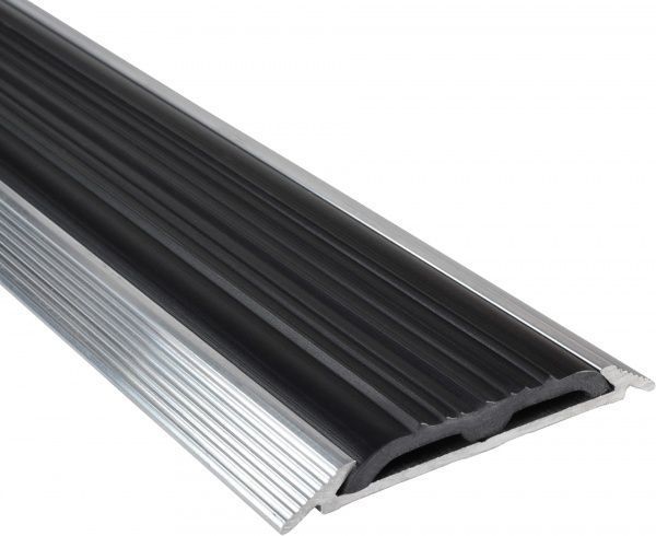 Порожек алюминиевый Mada антискользящая вставка 1000 мм 