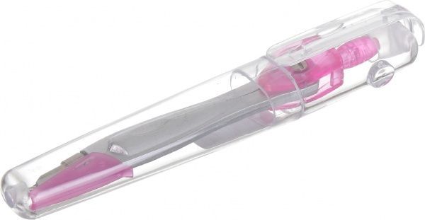 Циркуль металевий в компактному рожевому футлярі Nota Bene