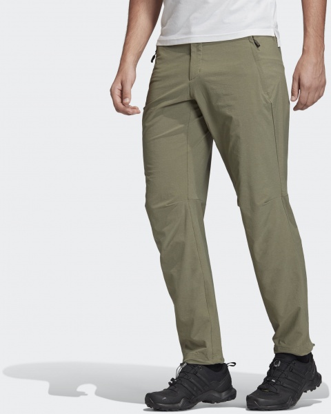 Брюки Adidas LiteFlex Pants FJ9359 р. 52 зеленый