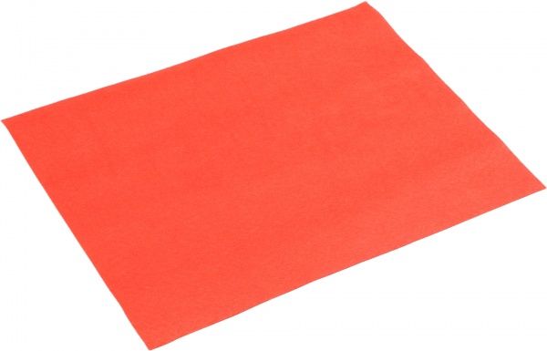 Фетр томатный,  1 мм, 42,5x33 см