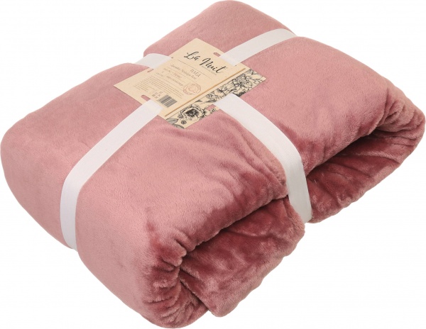 Плед Nostalgia Rose 200x220 см розовый La Nuit 
