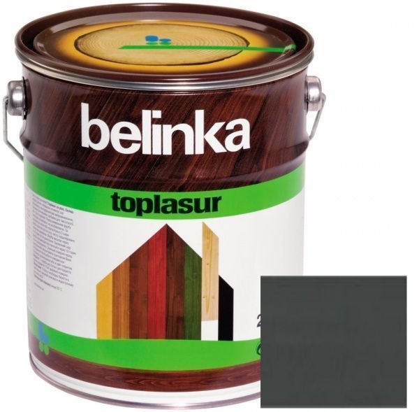 Фарба-лазур Belinka Toplasur 31 графітово-сірий напівглянець 2,5 л