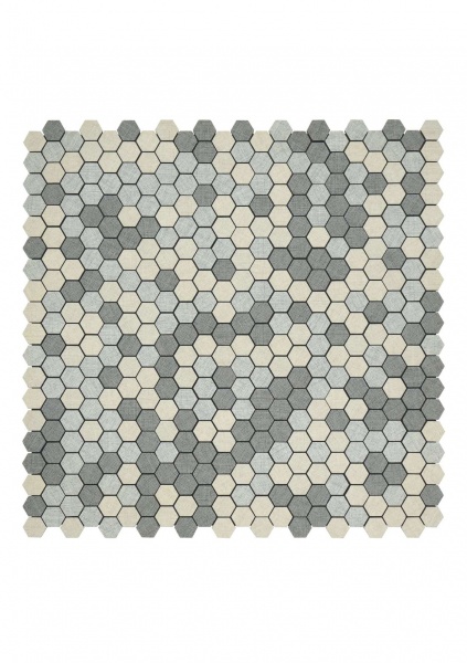 Декоративна панель EMERGO самоклеюча Шестикутник Синій XS Home Inspire 