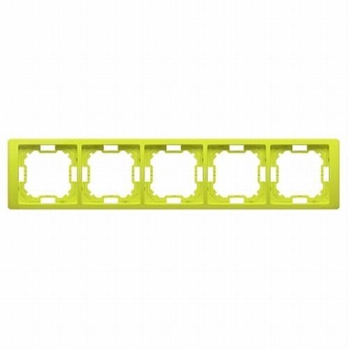 Рамка пятиместная Basic Neos универсальная фисташковый BMRC5/036
