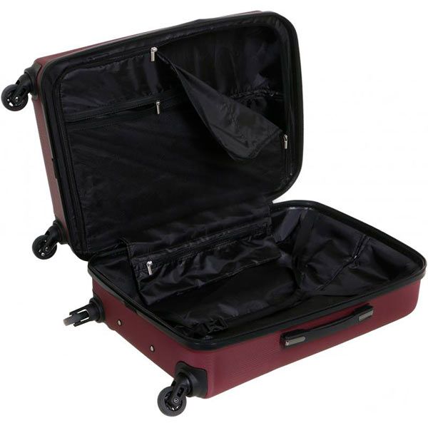 Чемодан UP! (Underprice) 19120280 бордо 49х36,5х22 см 