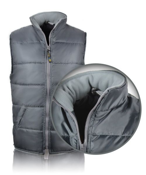 Жилет рабочий Торнадо утепленный стеганый р. 60-62 рост 5-6 серый