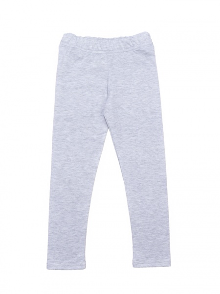 Лосины для девочек Luna Kids р.104 серый меланж 