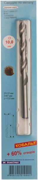 Сверло по металлу ЗЗС-ДСС Р6М5К5 87x133 мм 10 мм 3149101