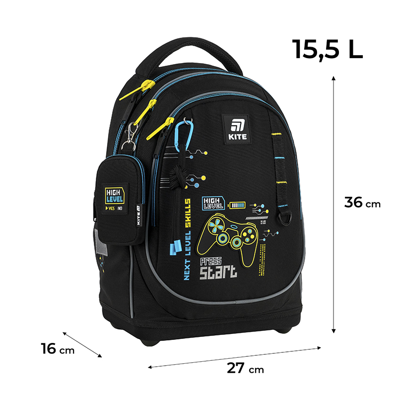 Рюкзак школьный KITE Education Good Game K25-724S-4