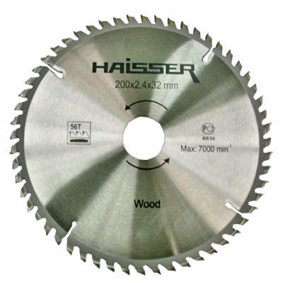 Диск пильный Haisser 200x32 56 зубцов по дереву