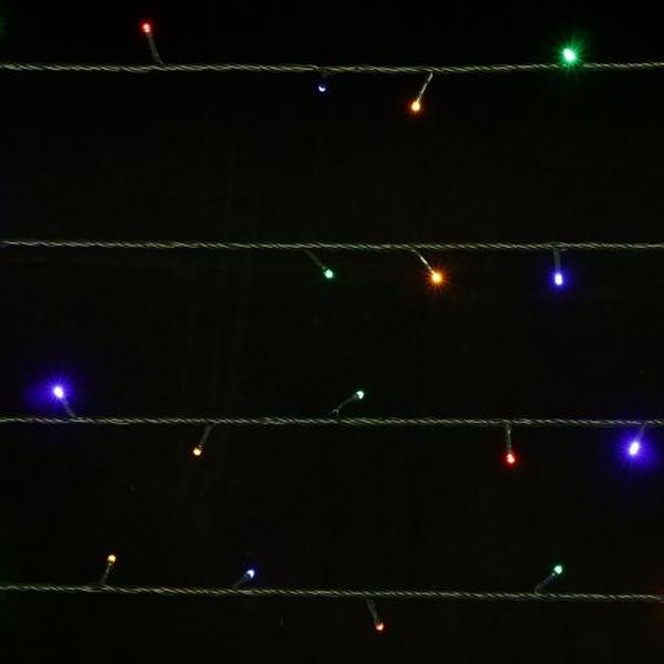 Электрогирлянда линейная Феєрія разноцветная встроенный светодиод (LED) 200 ламп 20 м