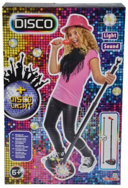 Игрушка музыкальная Simba Микрофон на стойке 50-100 см 6834100