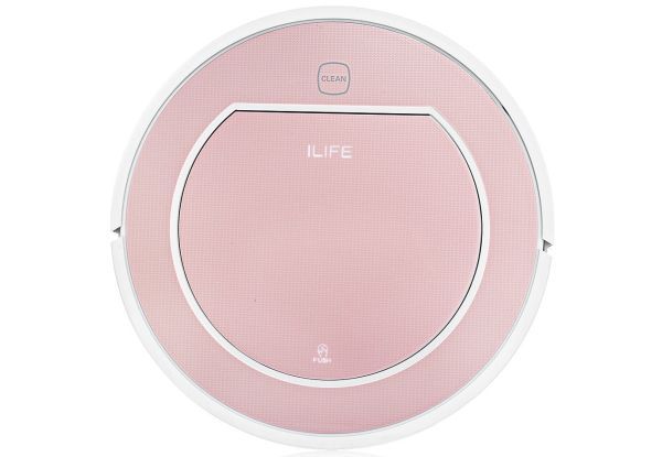 Робот-пылесос iLife V7s Plus pink 