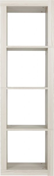 Стелаж двосторонній Inteo Кубус МІКС 1х4 438x1500x290 мм клен 