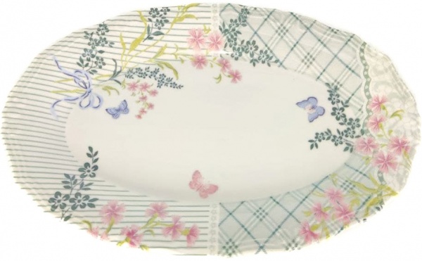 Блюдо овальне Tiffany Green 27 см Porser Porselen 