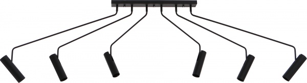 Люстра потолочная Nowodvorski Eye Super Black 6xGU10 черный 6505 