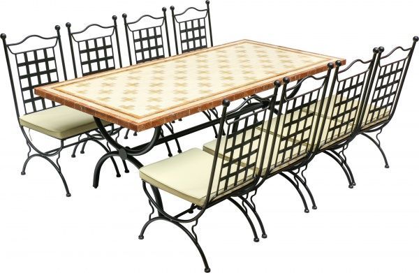 Комплект меблів з мармуровою стільницею 2,1 