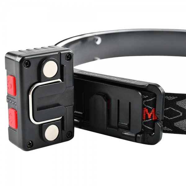 Ліхтар налобний Quantum QM-FL4020 Master 5 Вт LED+COB акумуляторний із сенсором