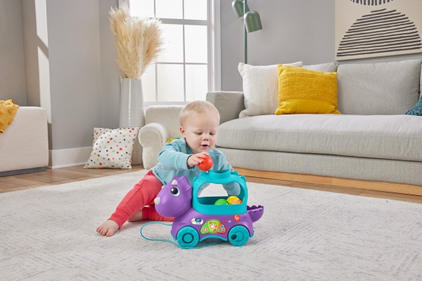 Іграшка розвивальна Fisher Price Веселий трицератопс (багатомовний) HNR53