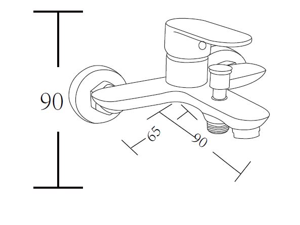 Змішувач для ванни Mixxen ANCONA MXXI0707