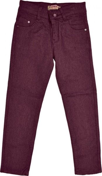 Джинси CEMIX р.146 бордовий 6101 