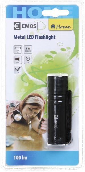 Фонарь P3894-1 черный 