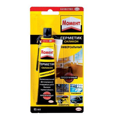 Силiкон Момент силіконовий унiверсальний 85 мл прозорий